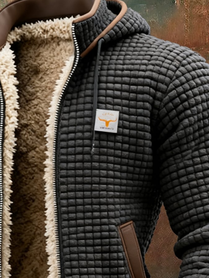 Albrecht™ - Wattierte Winterjacke mit Sherpa-Innenfutter