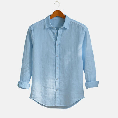 Rodelio™ | Capri-Hemd aus Leinen- und Baumwollmischung