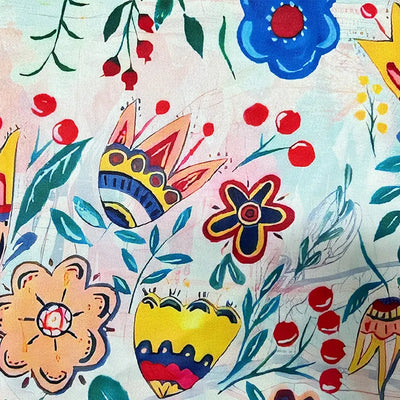 Waverley – Bluse mit Volantärmeln und Print