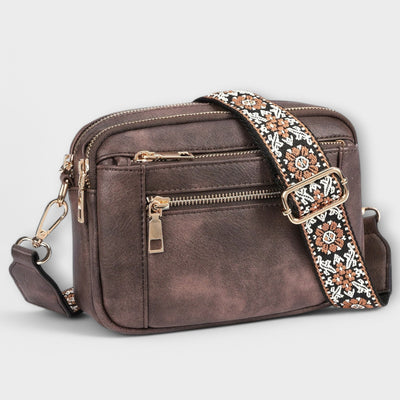Lora. - Crossbody Tasche aus veganem Leder