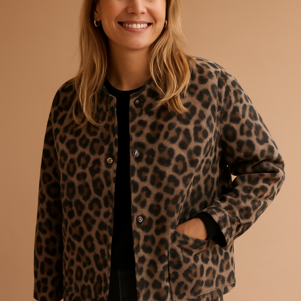 Maja™ | Bomberjakke i leopard