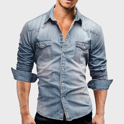 Denim-Hemd Davide Costa Miami