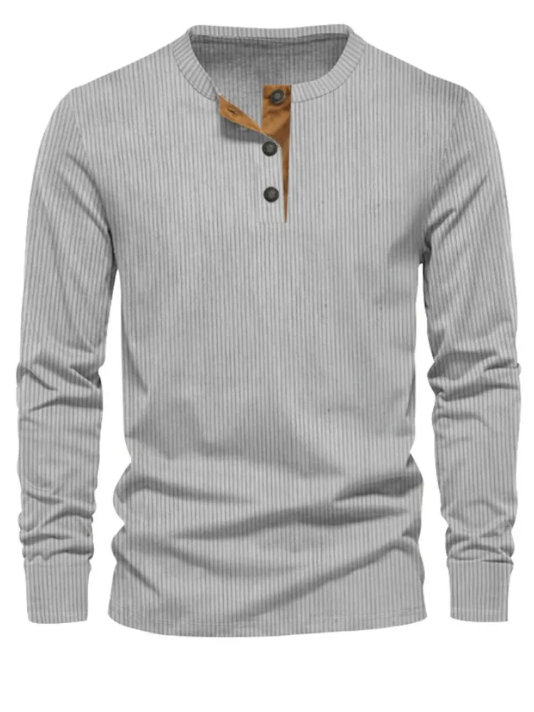 Easton™ | Klassisches Herren-Langarmshirt