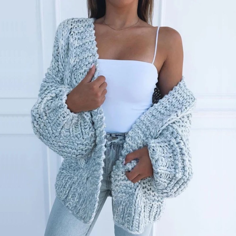 Eleanor - Grobstrick Relaxed Cardigan