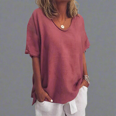 Paula - Bequeme lockere Bluse für Damen